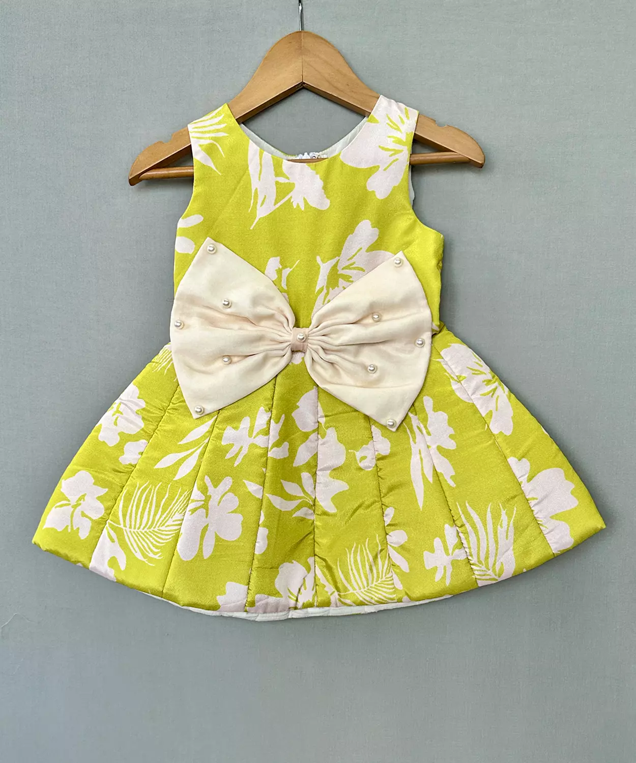 Lime Blossom Umbrella Dress