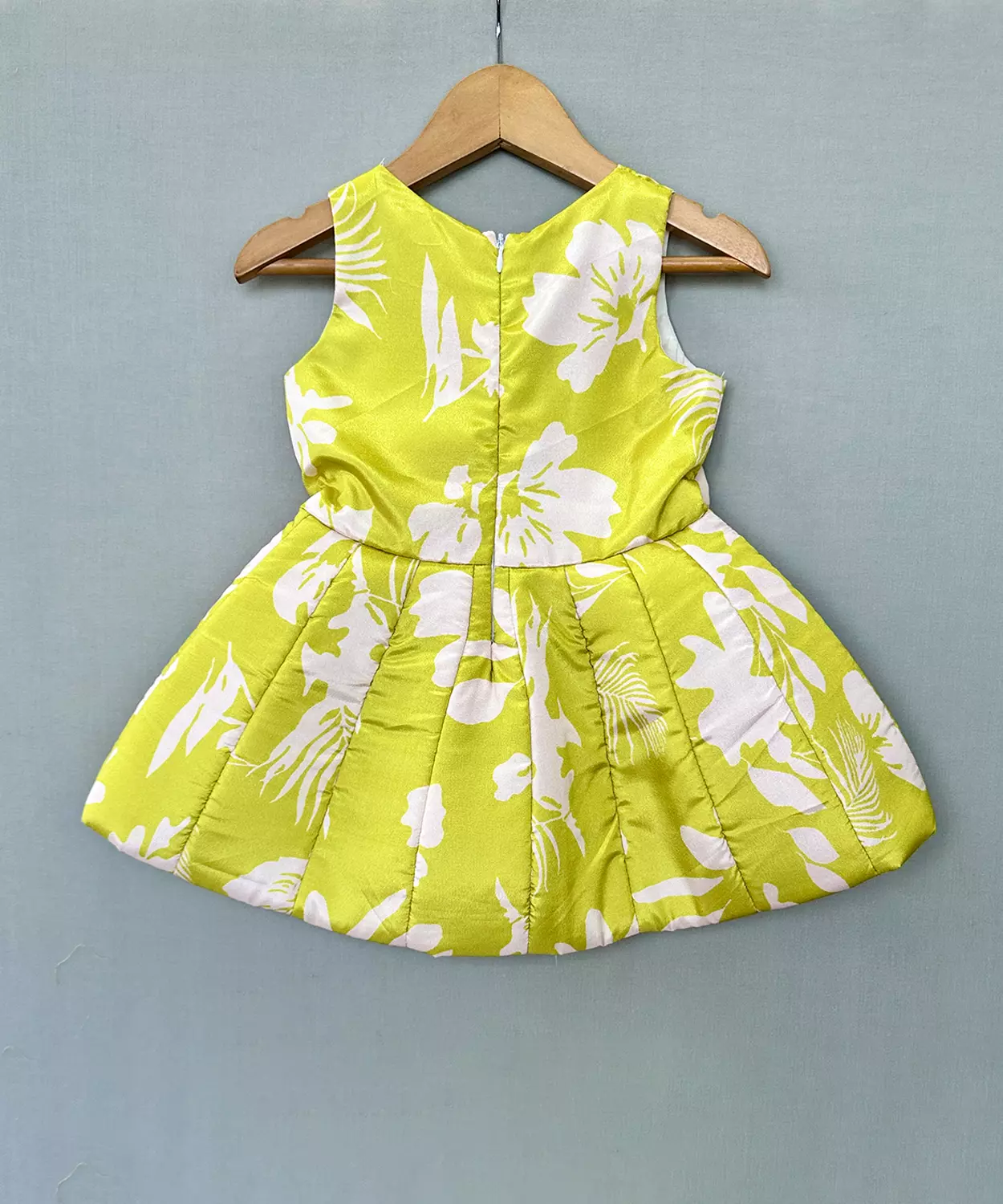Lime Blossom Umbrella Dress