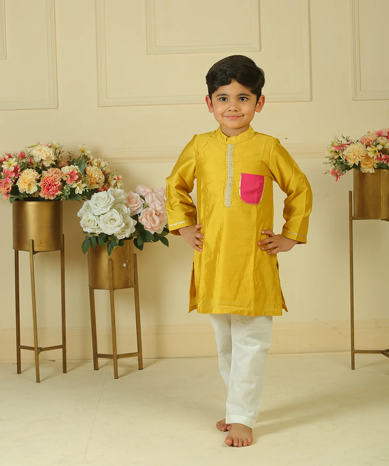 Musturd Yellow Kurta Set