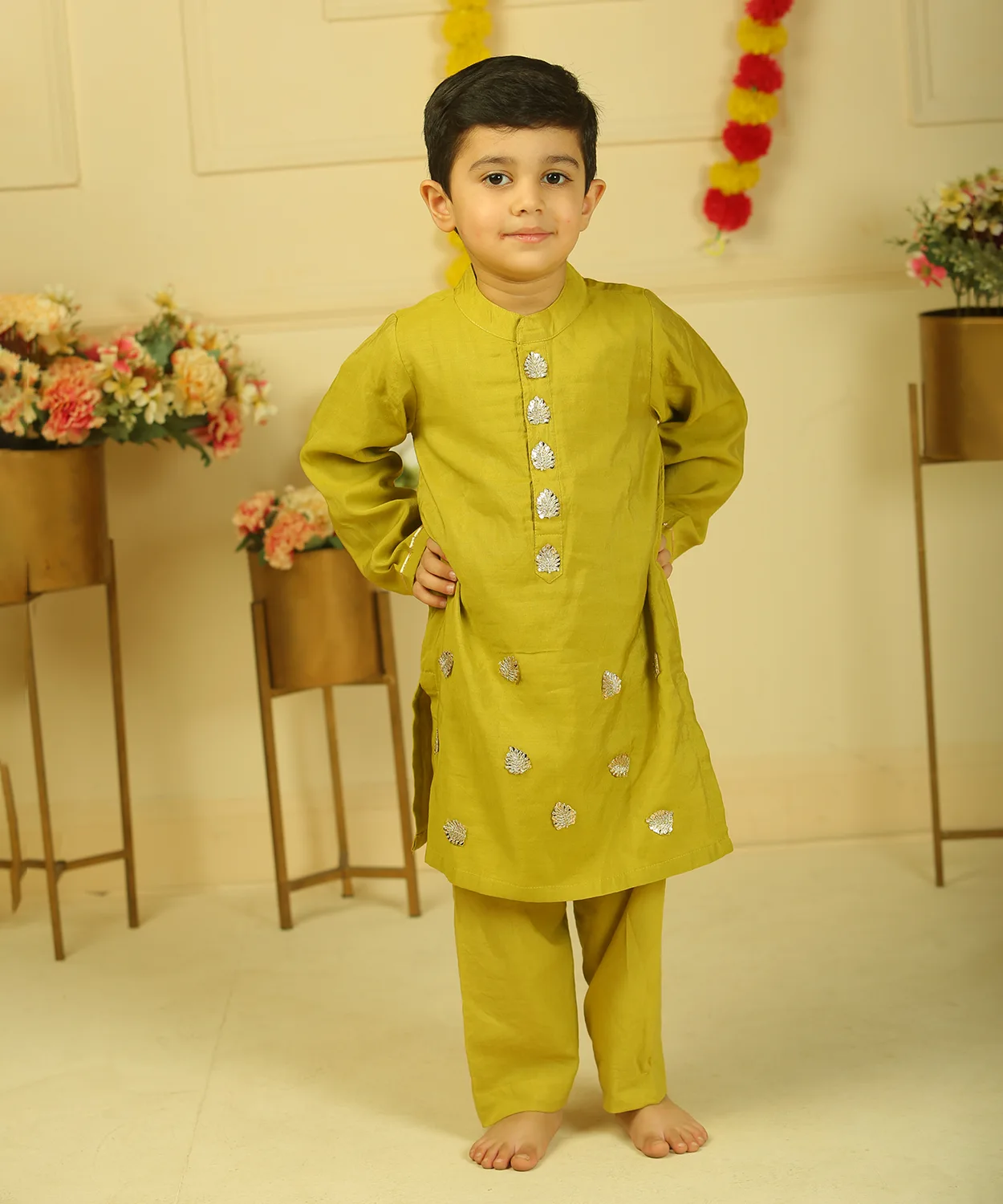 Golden Yellow Kurta Set