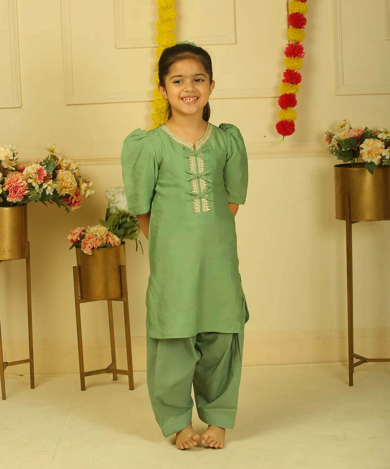 Sage Green Kurta Salwar Set