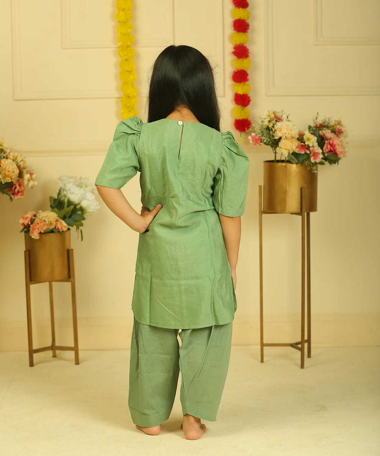 Sage Green Kurta Salwar Set