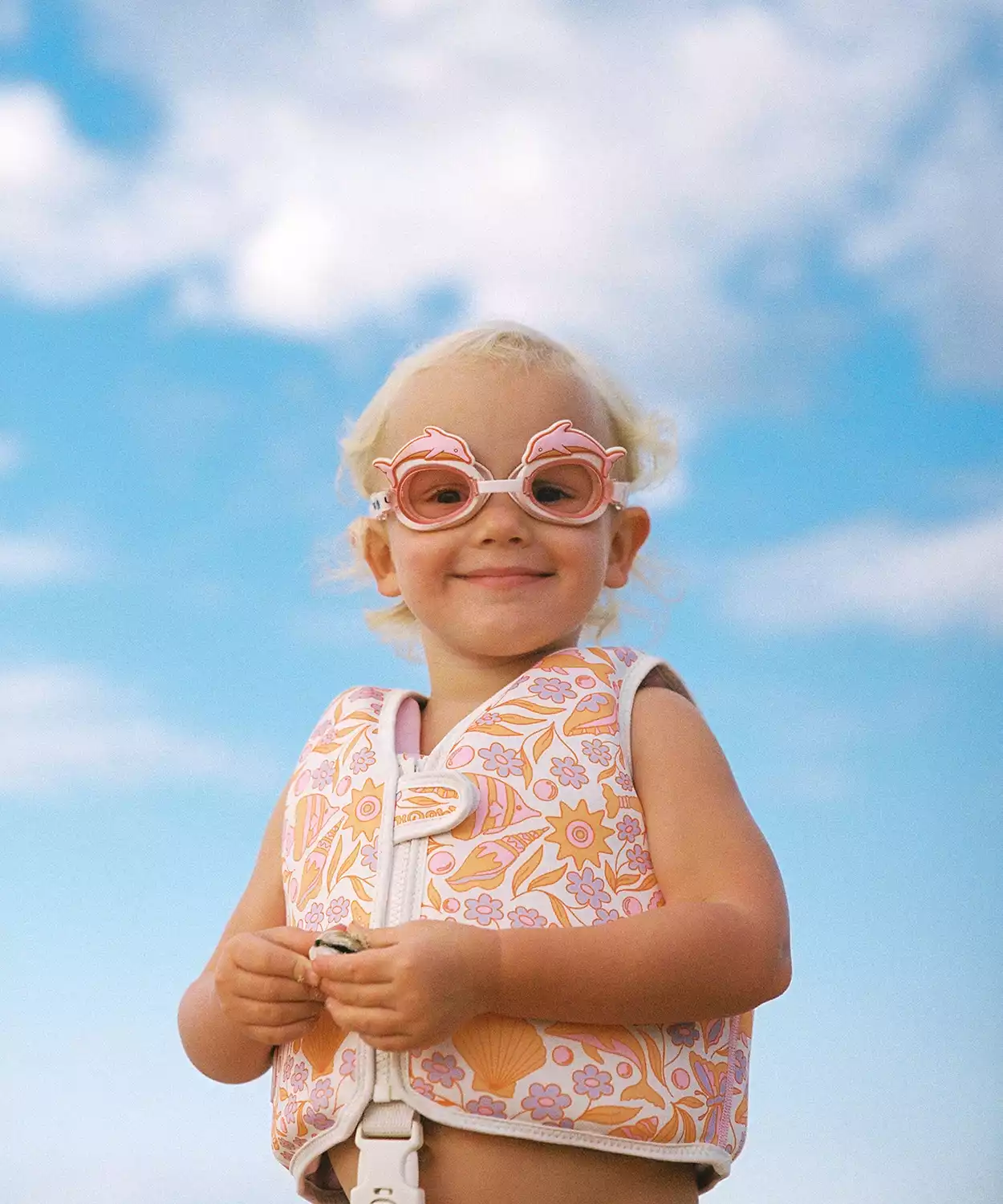 Kids Swim Goggles Ocean Magic Pink