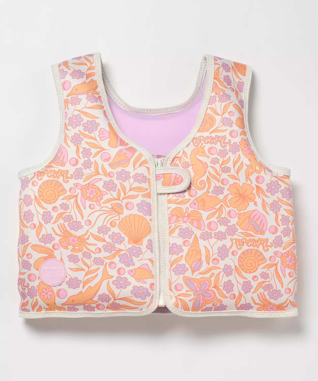 Kids Swim Vest 3-6 Ocean Magic Pink