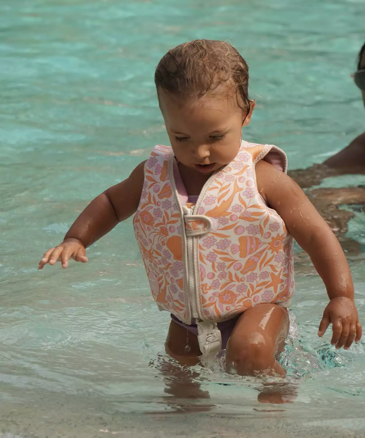 Kids Swim Vest 1-2 Ocean Magic Pink