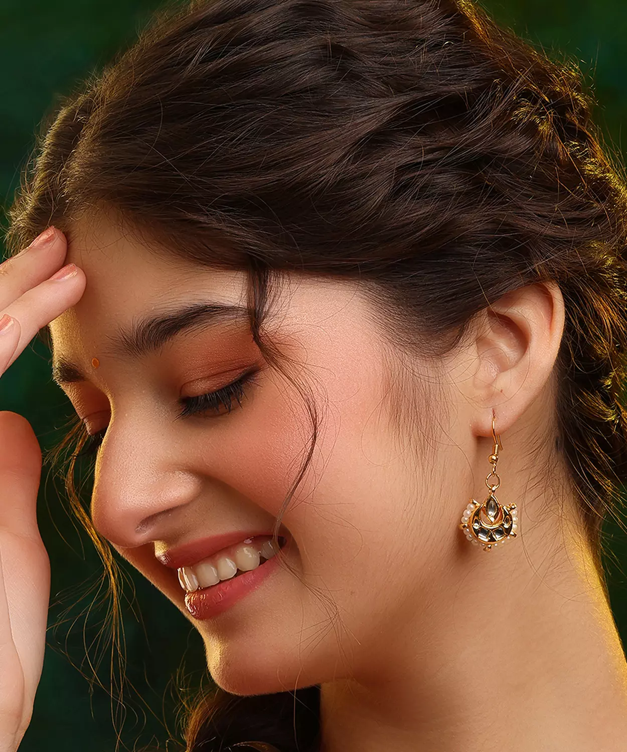 Afsana Gold Drops Earrings