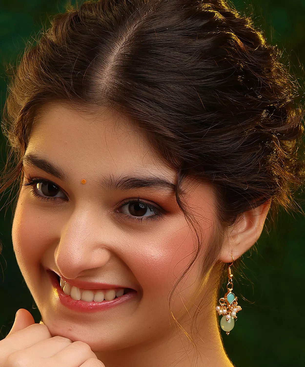 Chandni Green Earring