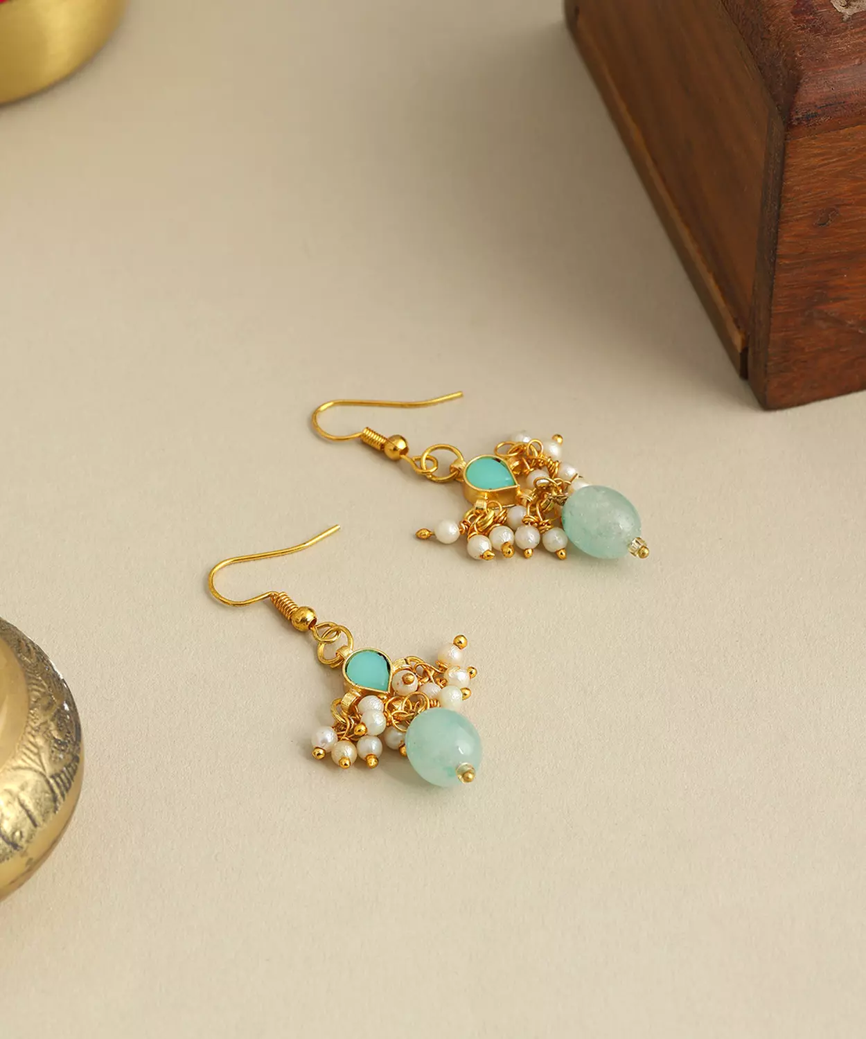 Chandni Green Earring