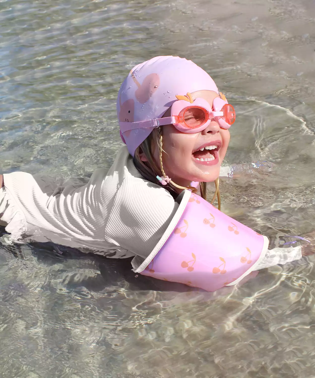 Kids Inflatable Arm Bands Cotton Candy Cherry