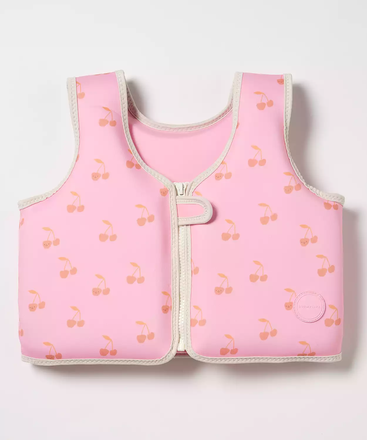 Kids Swim Vest 3-6 Cotton Candy Cherry