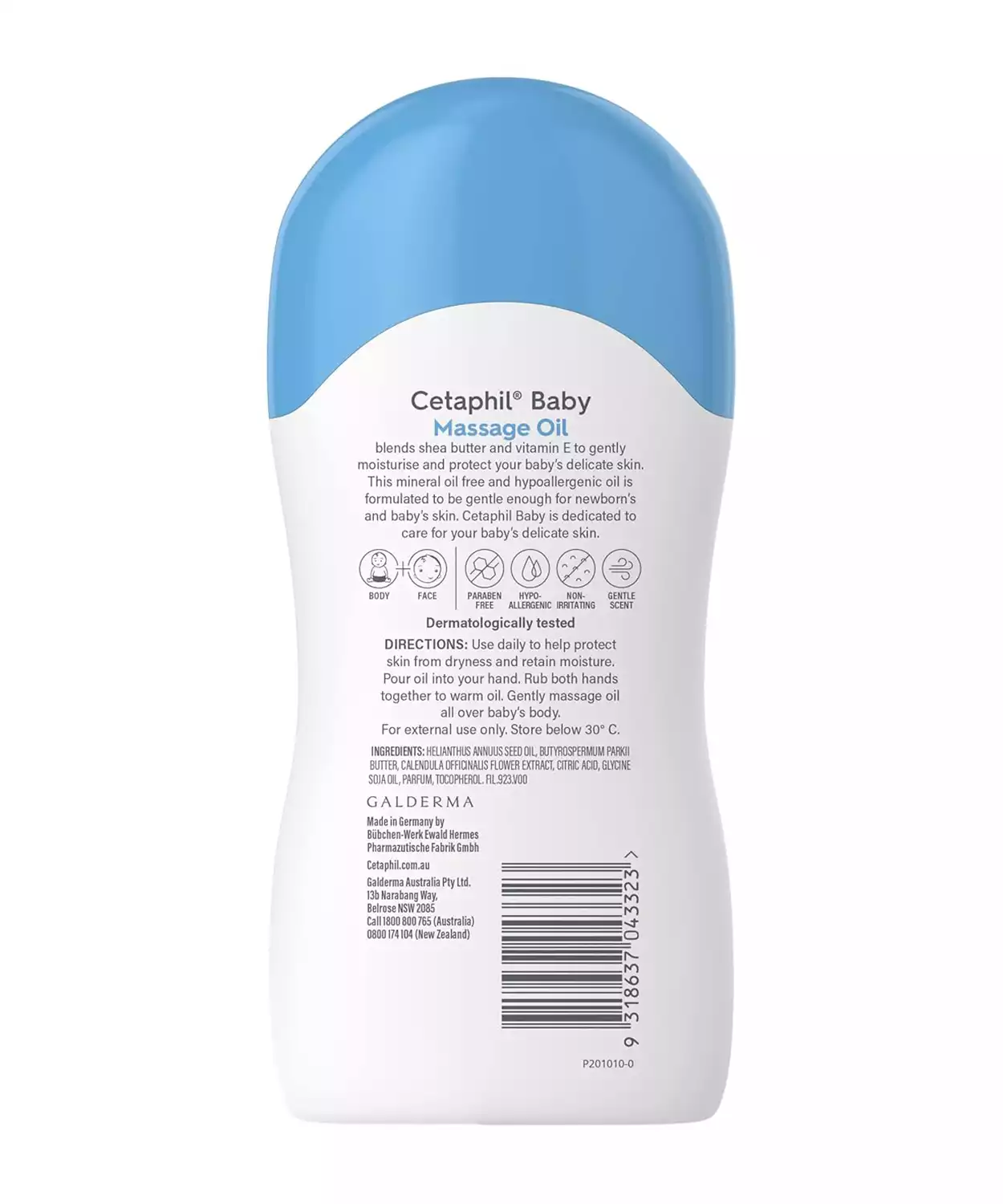 Baby Calming Moisturising Massage Oil- 200 ml