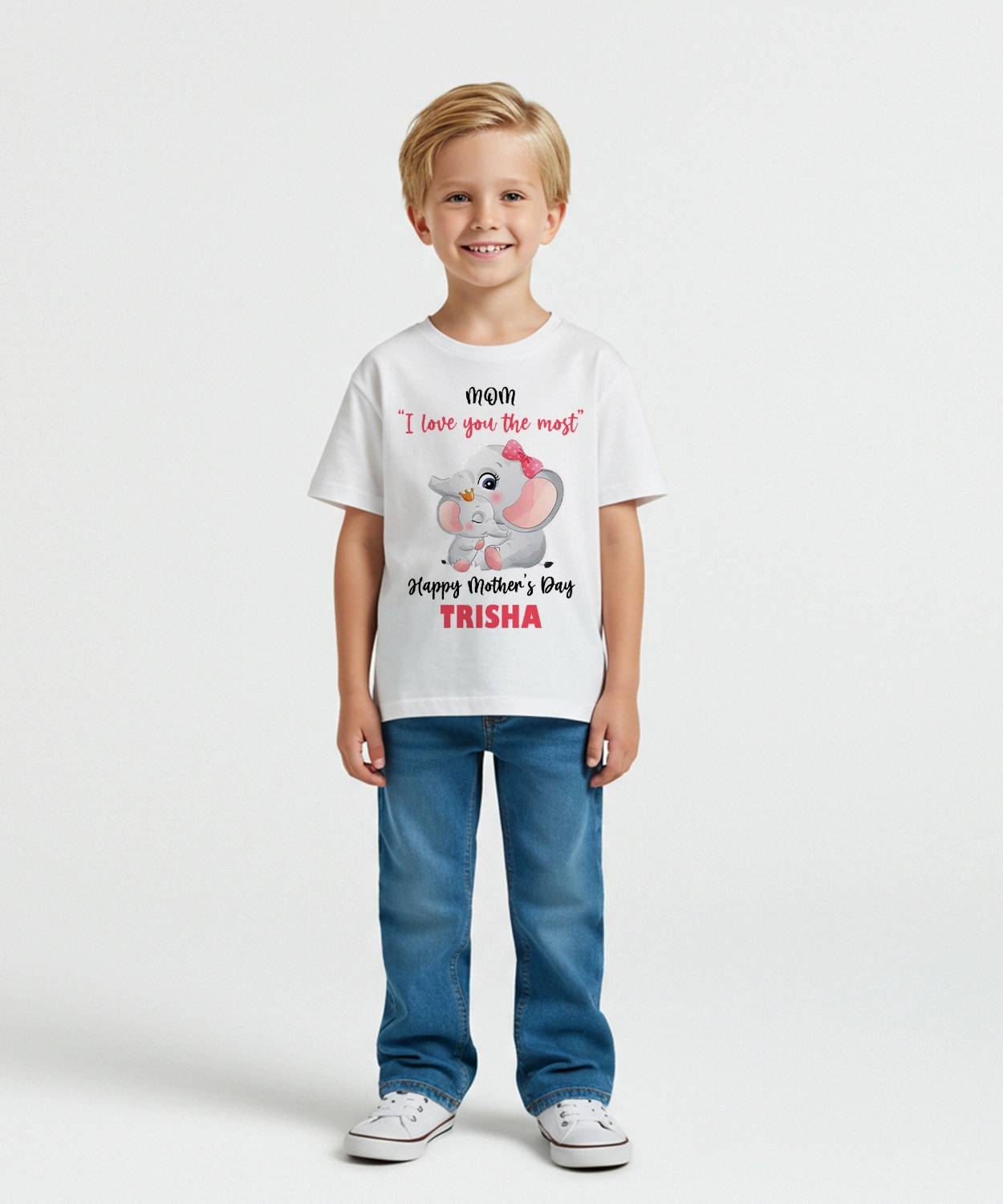 Personalised Mom I Love You The Most T-Shirt