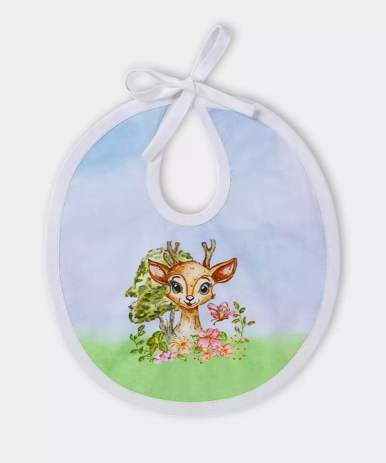 Infant Bambi Print Egyptian Cotton Baby Feed Set- Large (Pack of 3)