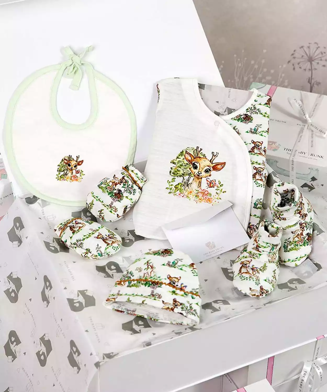 New Born Essential Pure Cotton Baby Apparel Gift Box Set of 5