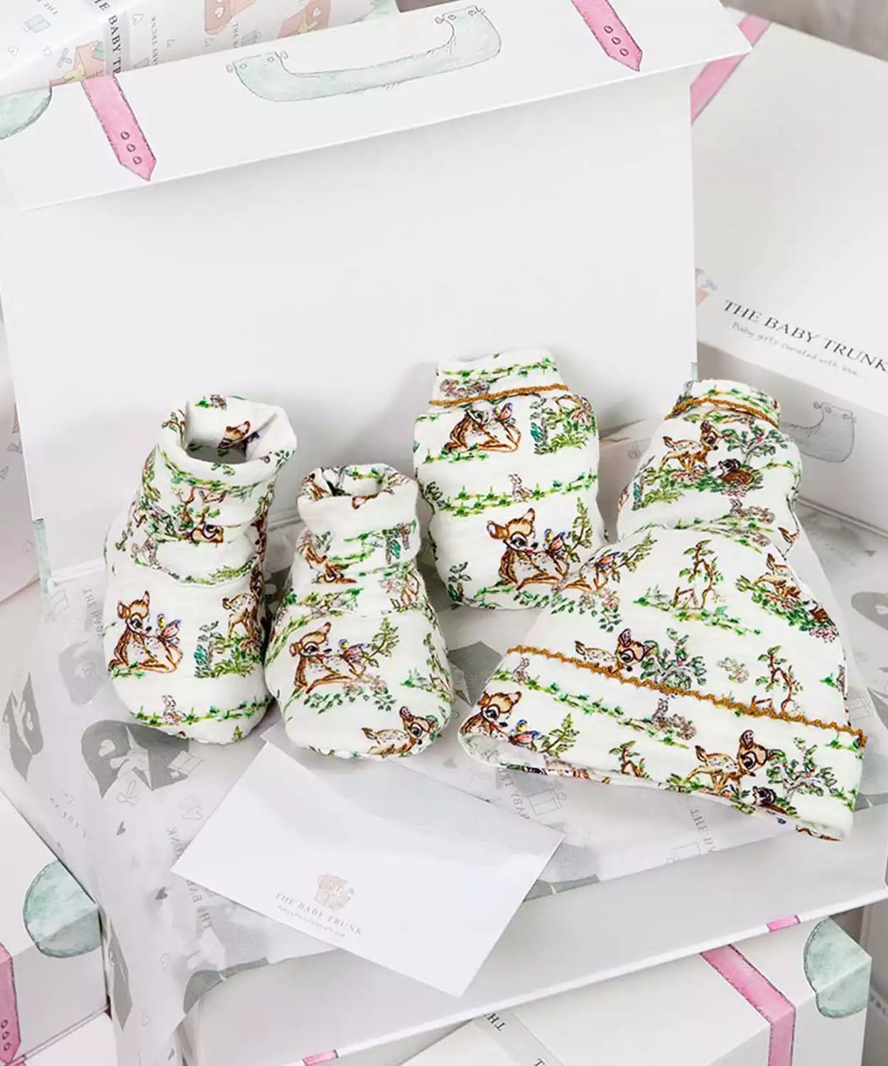 New Born Essential Pure Cotton Baby Apparel Gift Box Set of 3