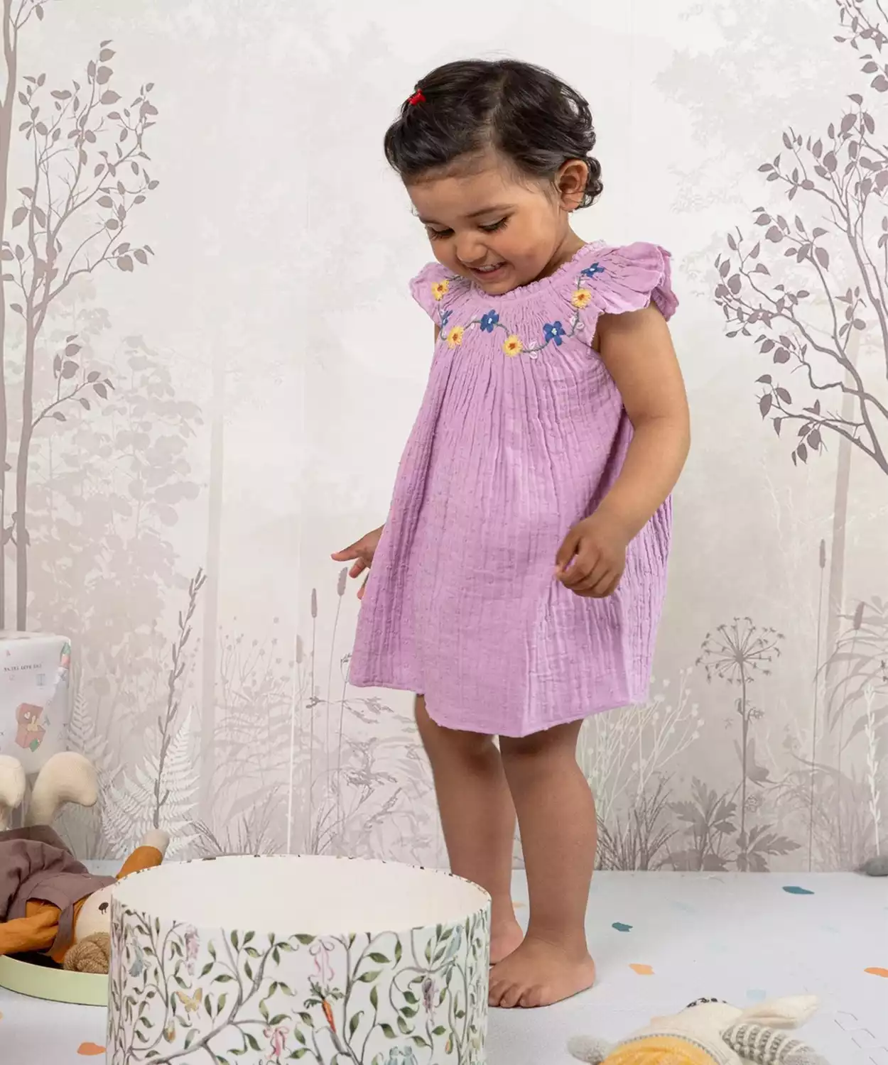 Baby Girl Pure Cotton Baby Apparel Gift Box Set of 2