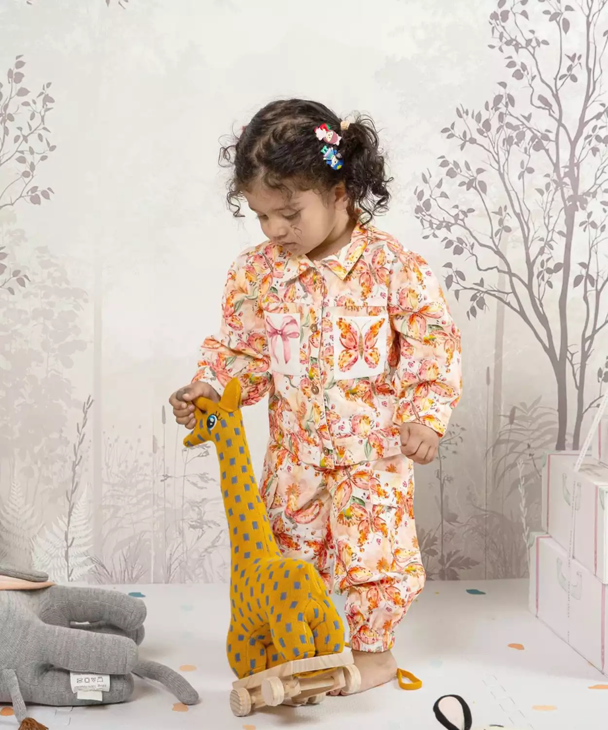 Baby Girl Pure Cotton Baby Apparel Gift Box Set of 2