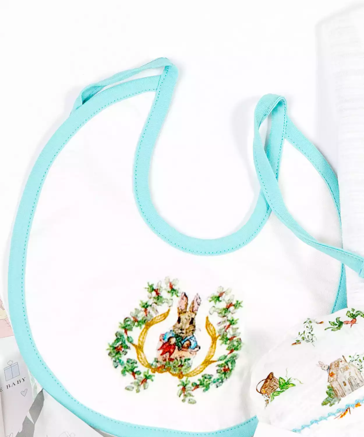 Infant Kids Organic Cotton Bib Gift Set Box (Pack of 2)