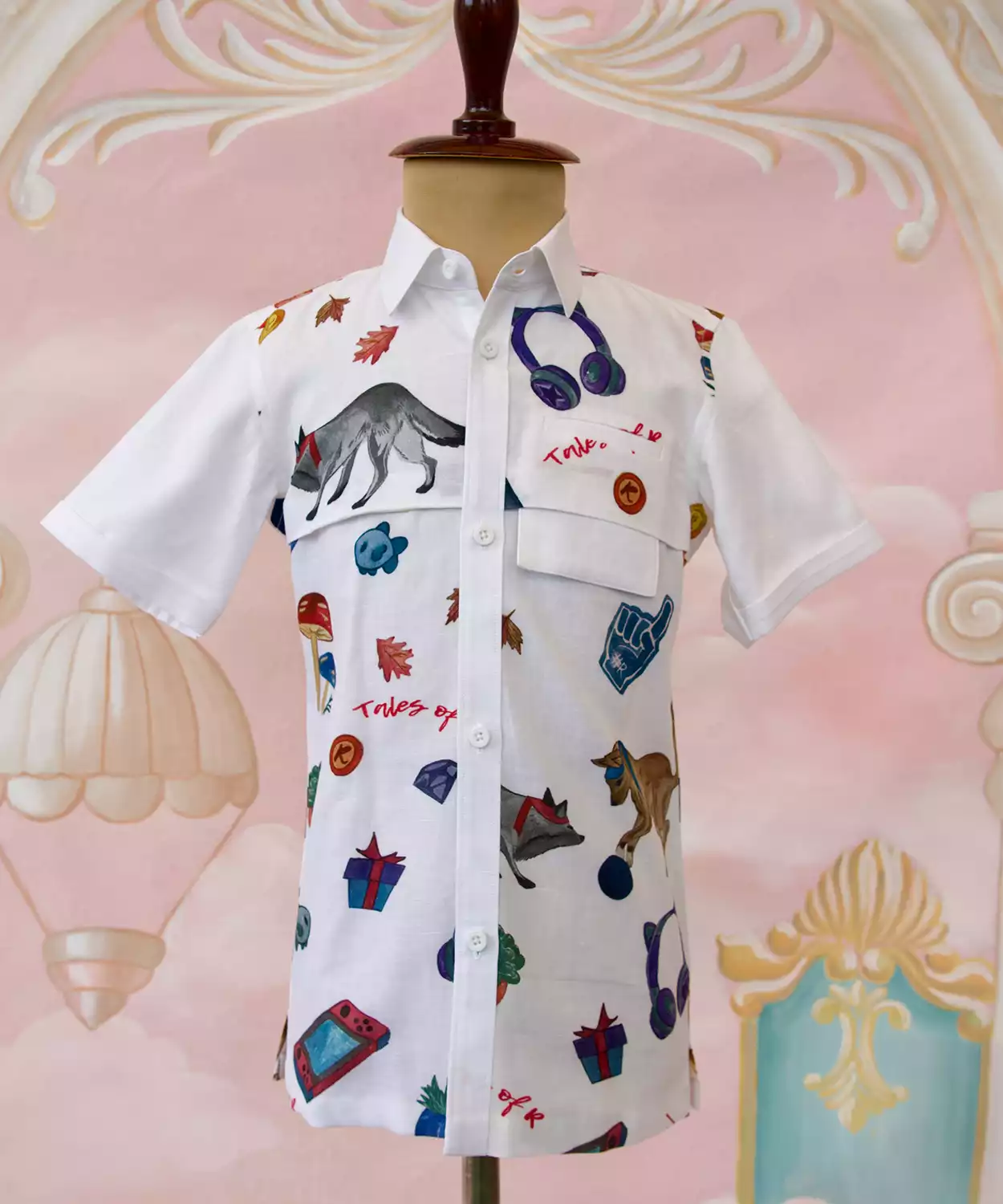 Ace White Line Shirt