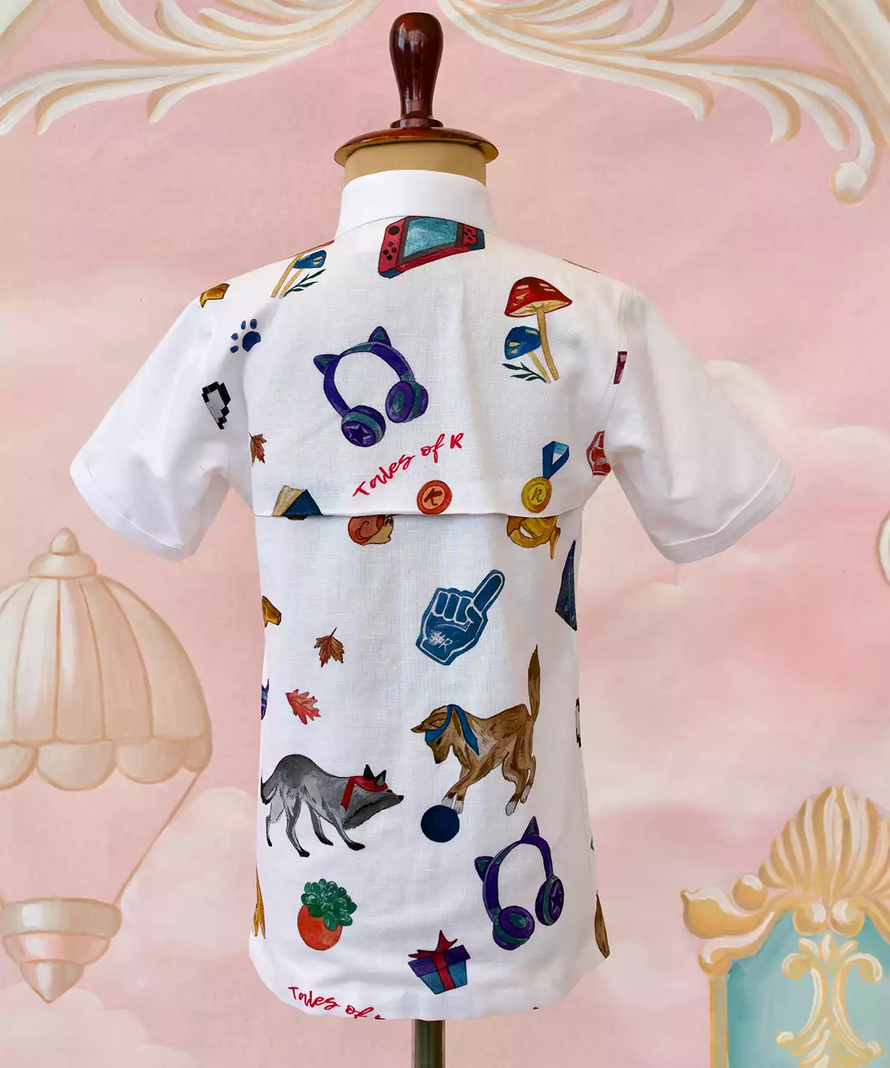 Ace White Line Shirt