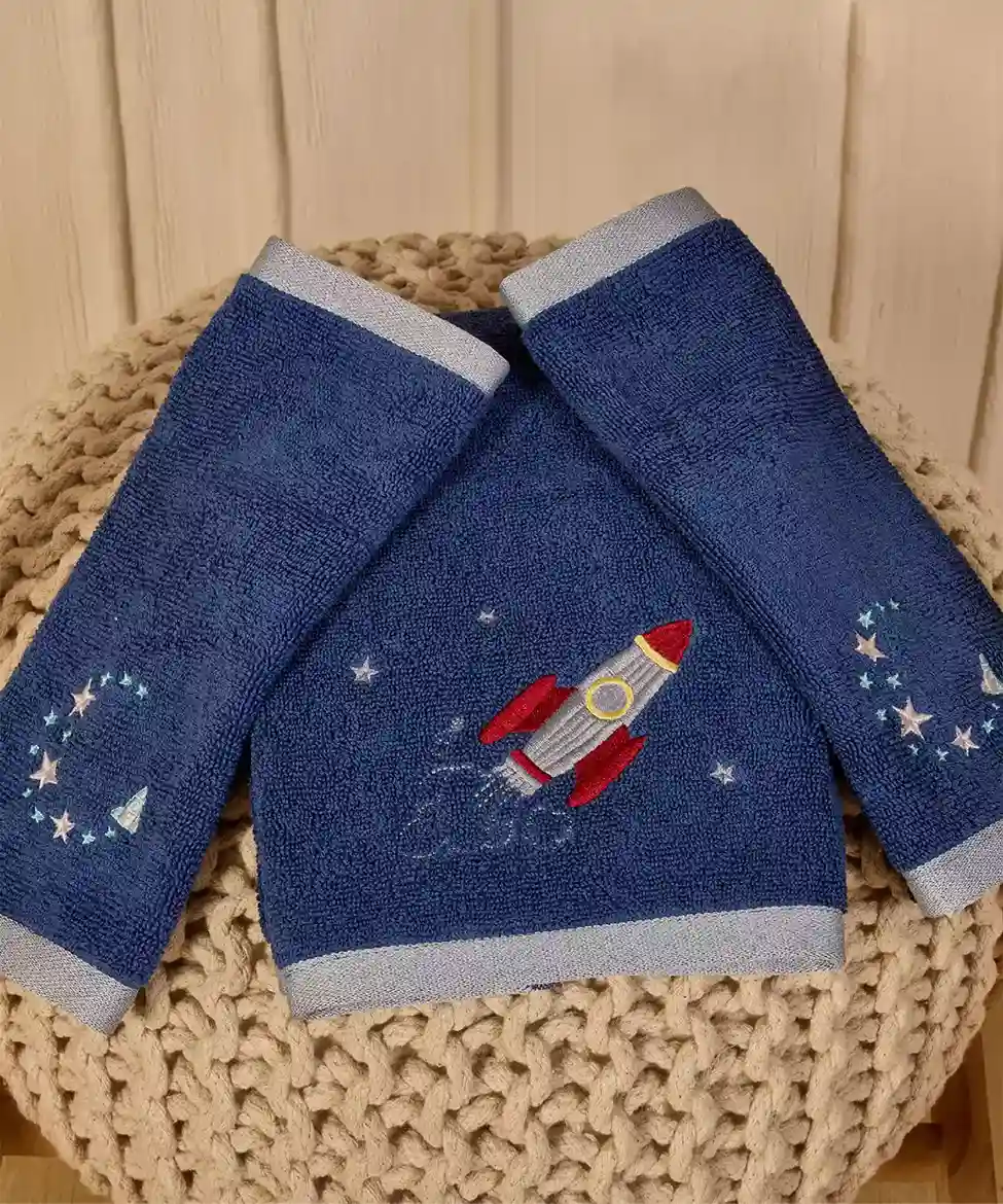 To The Moon And Back Personalised Hand & Face Towels (Set Of 3)