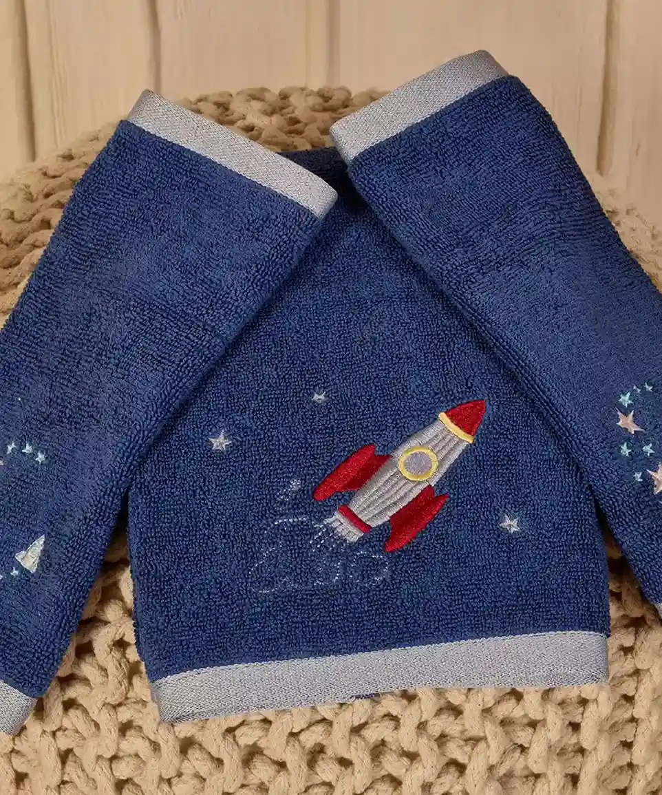 To The Moon And Back Personalised Hand & Face Towels (Set Of 3)