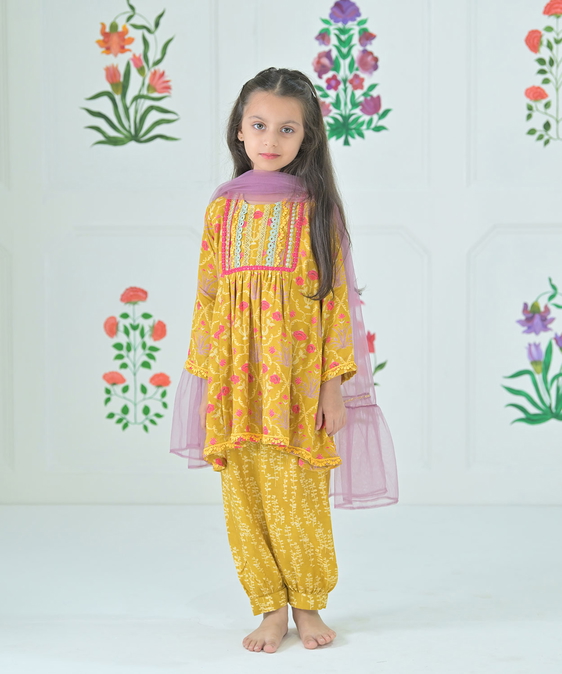 Floral Jaal Salwar Set
