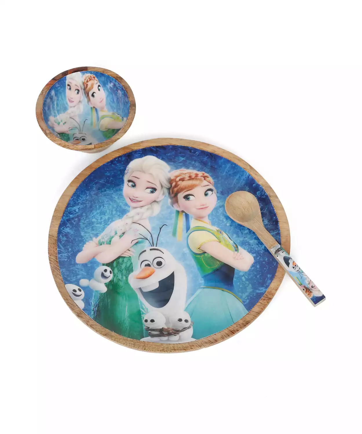 Rakhi Gift Box Mangowood Dinner Set(3 Pcs)-Multicolor