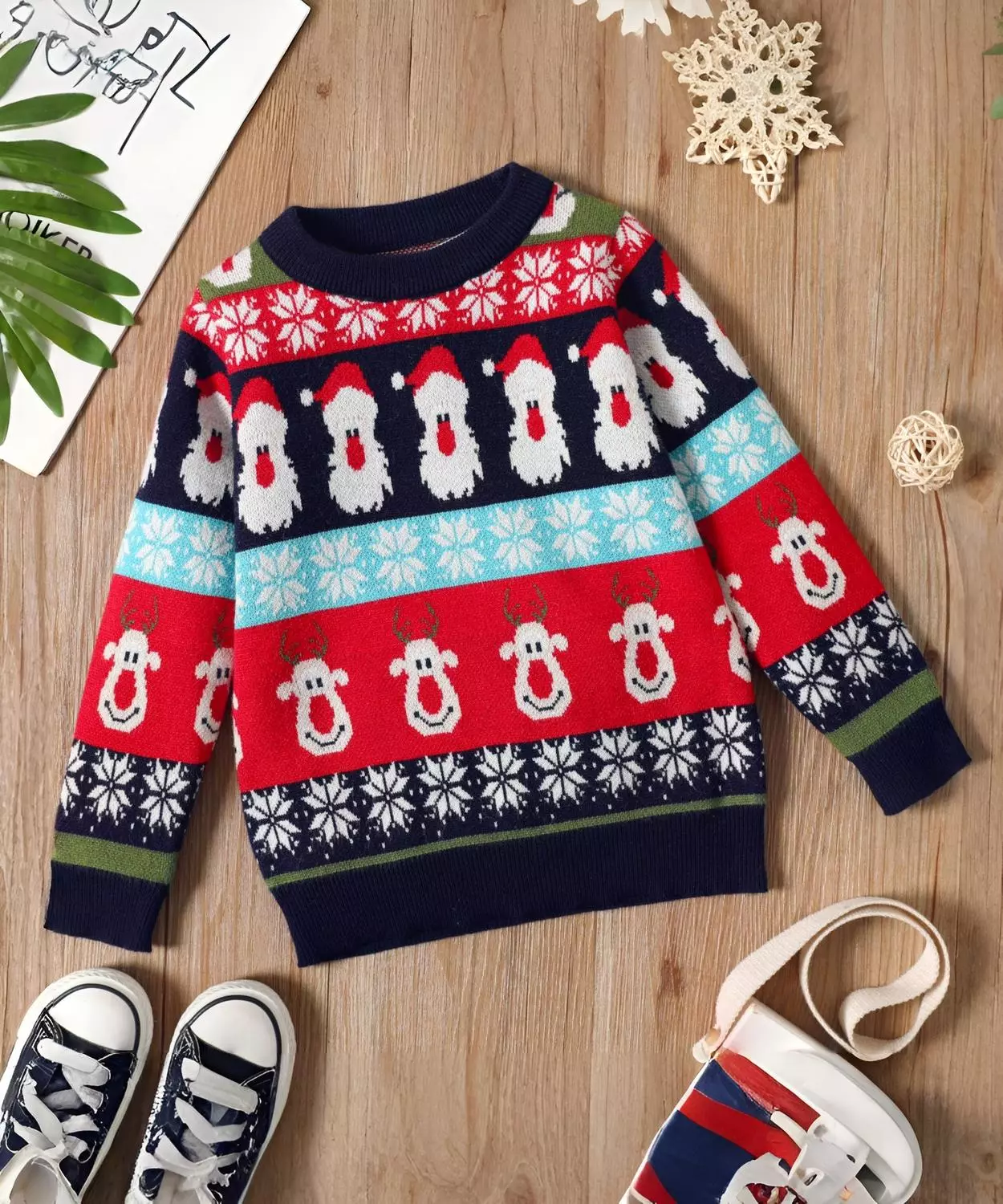 Baby Unisex Warm Santa Sewatshirt