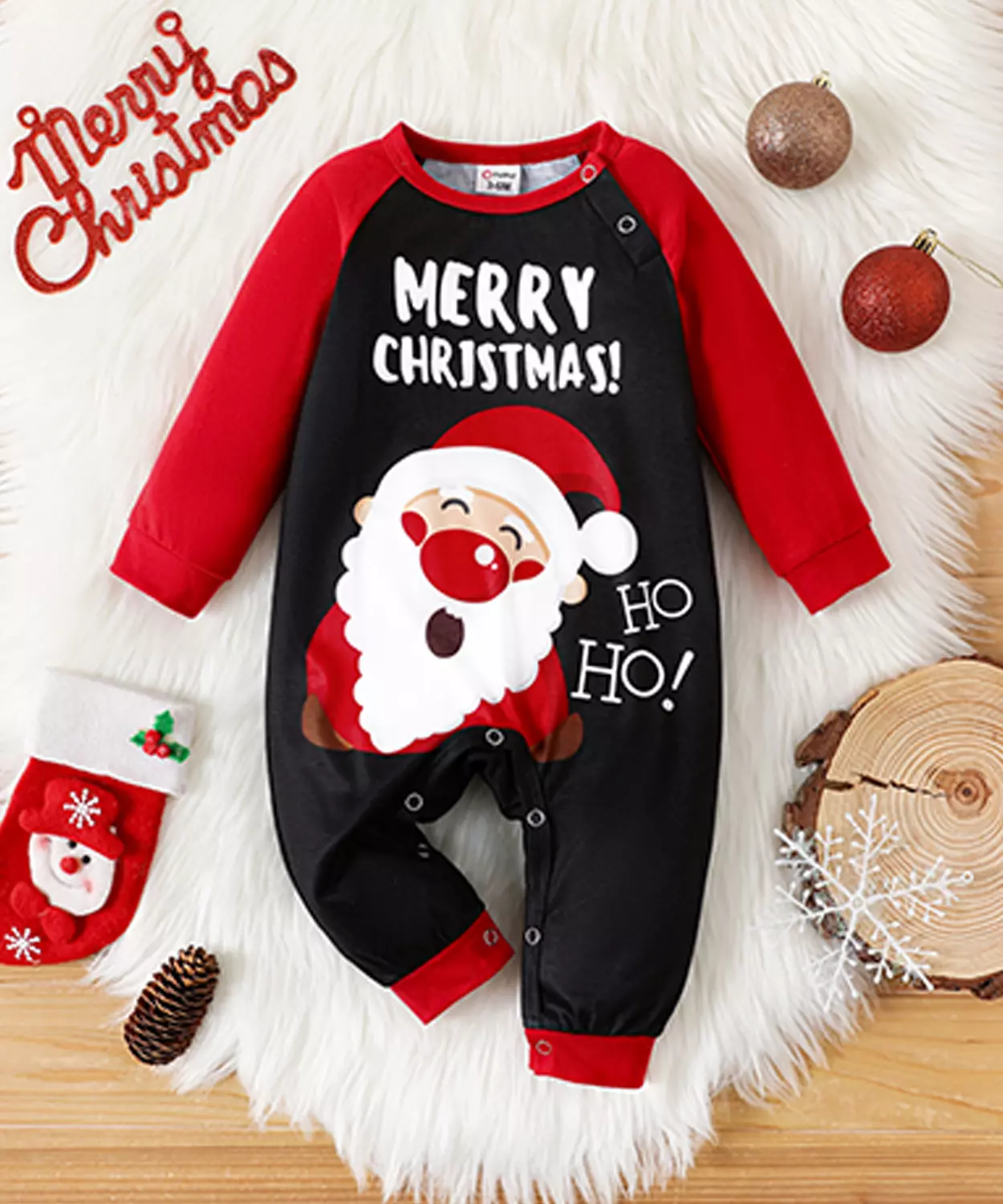 Baby Merry Christmas Romper