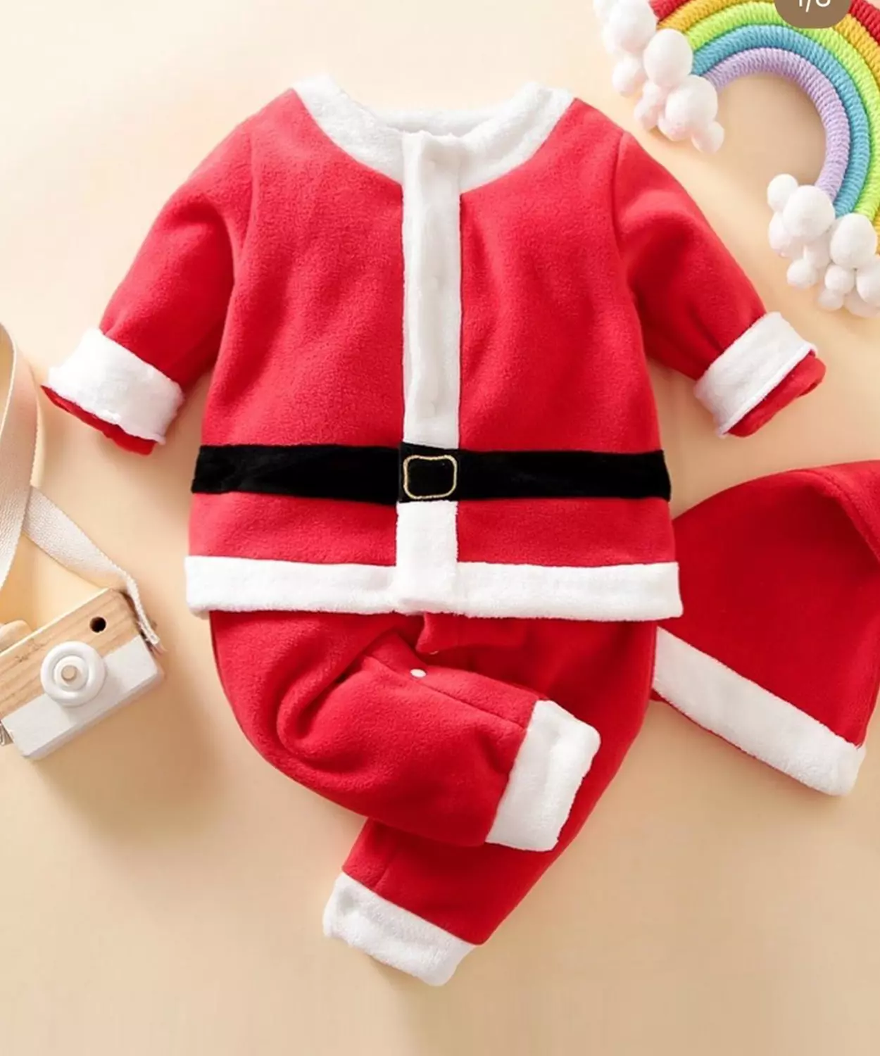Baby Santa Romper