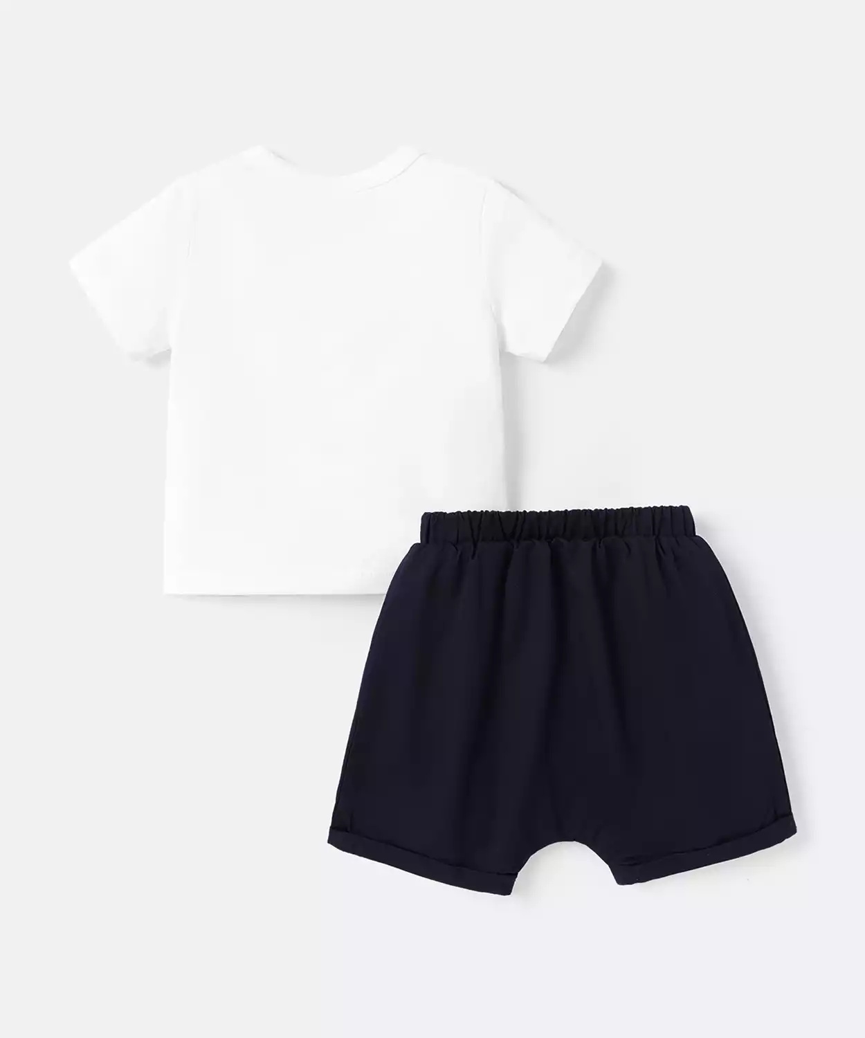 Baby Boy Dad U R My Hero Printed 2Pc Short Set