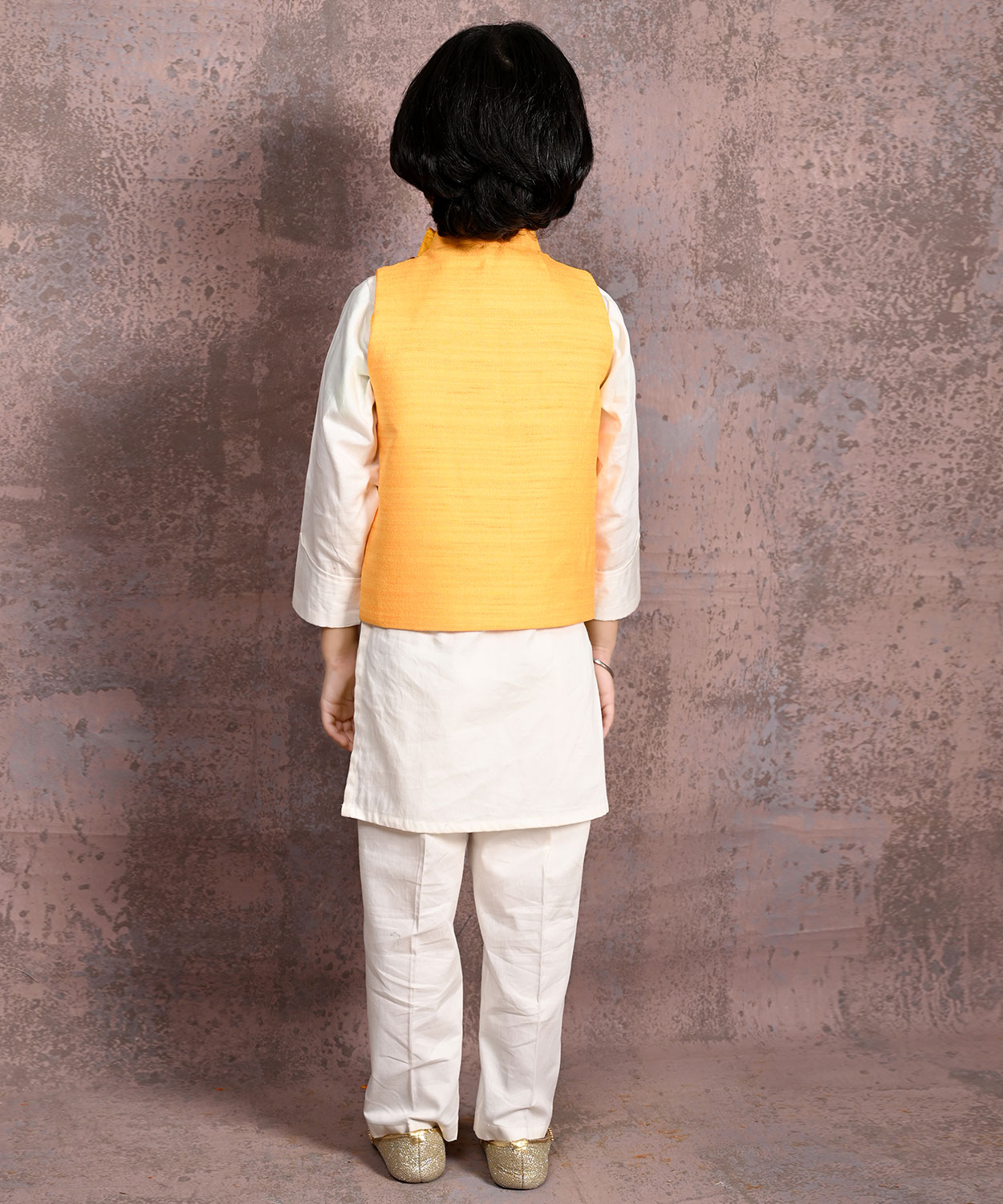 Hot Air Balloon Motif Nehru Jacket with Kurta & Pant Set