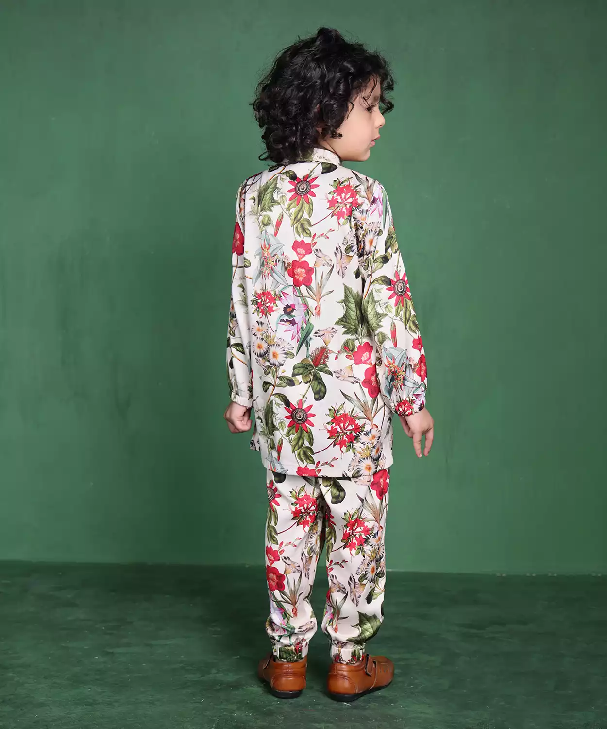Gulmohar Print Kurta & Matching Pant Set