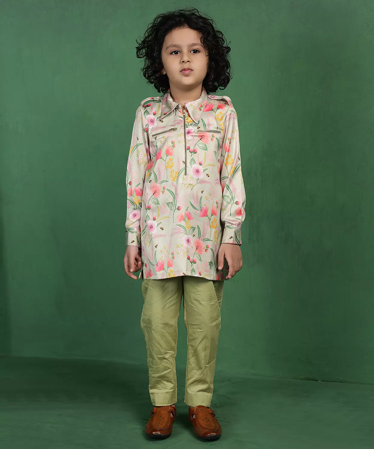 Neembagh Print Kurta & Pant Set