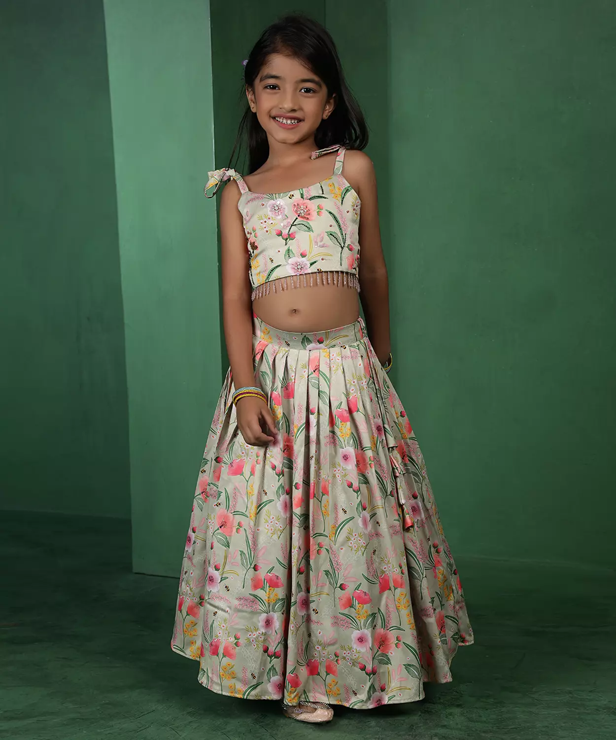 Neembagh Print Lehenga Set