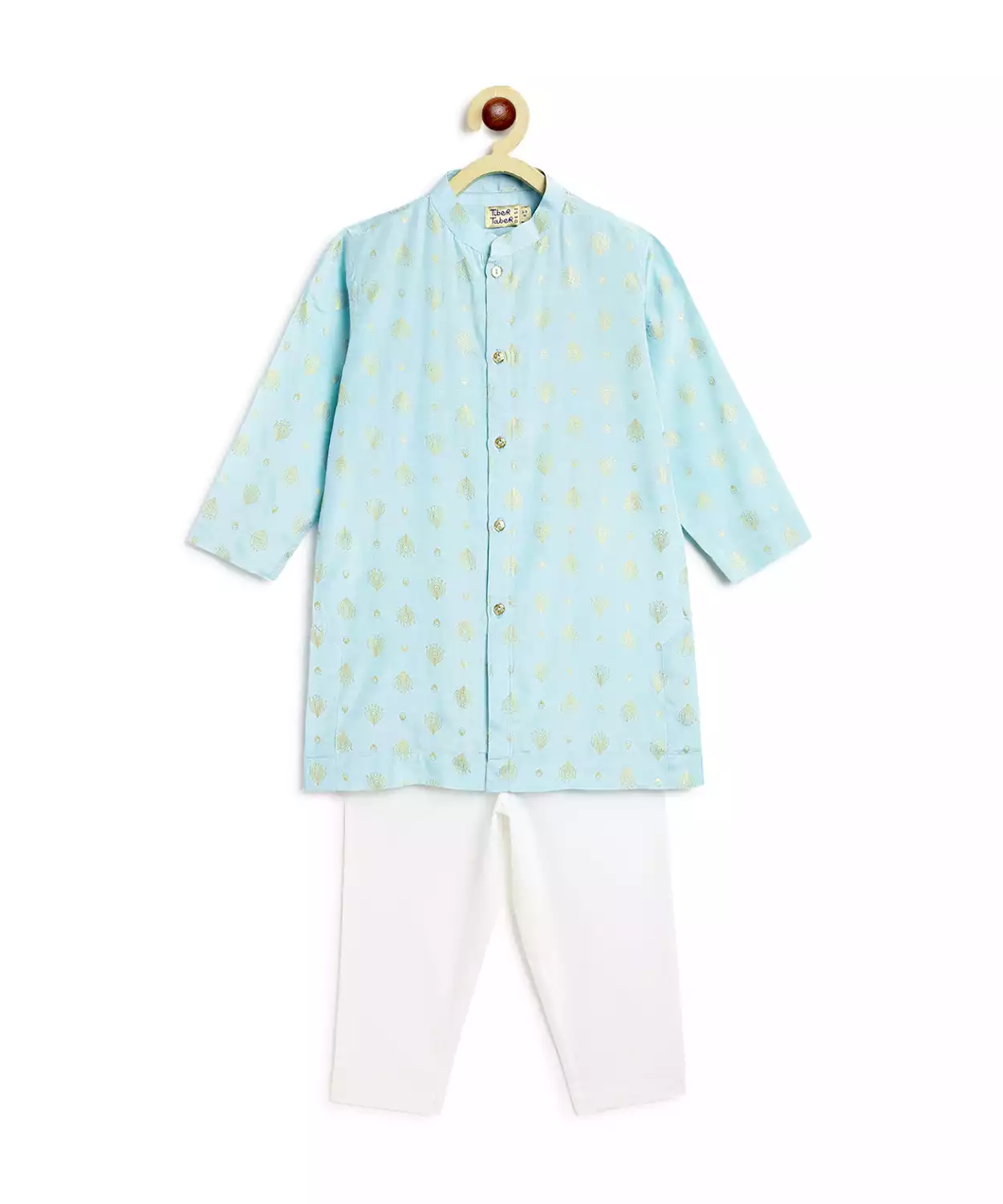 Boy Kurta Pyjama Set-Blue
