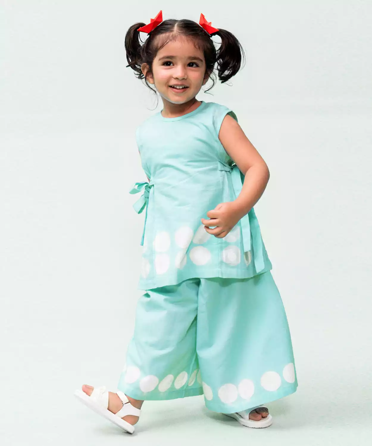 Tie & Dye Top Set- Blue