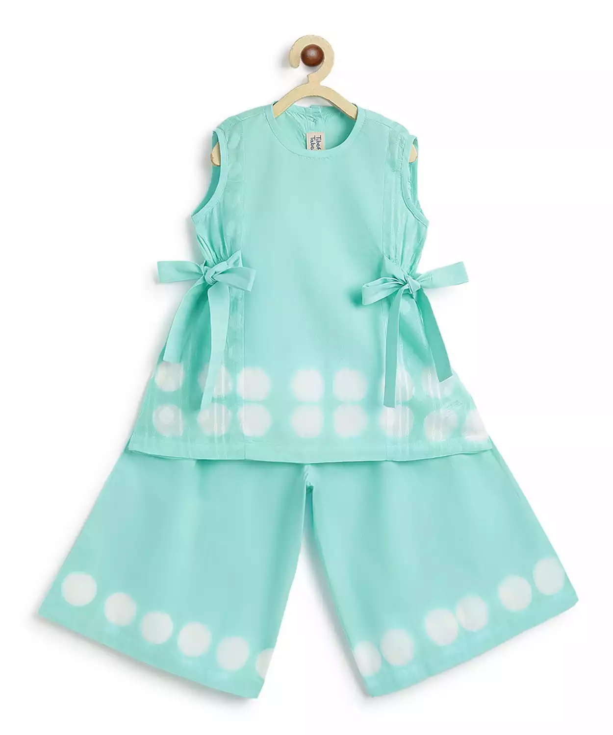 Tie & Dye Top Set- Blue