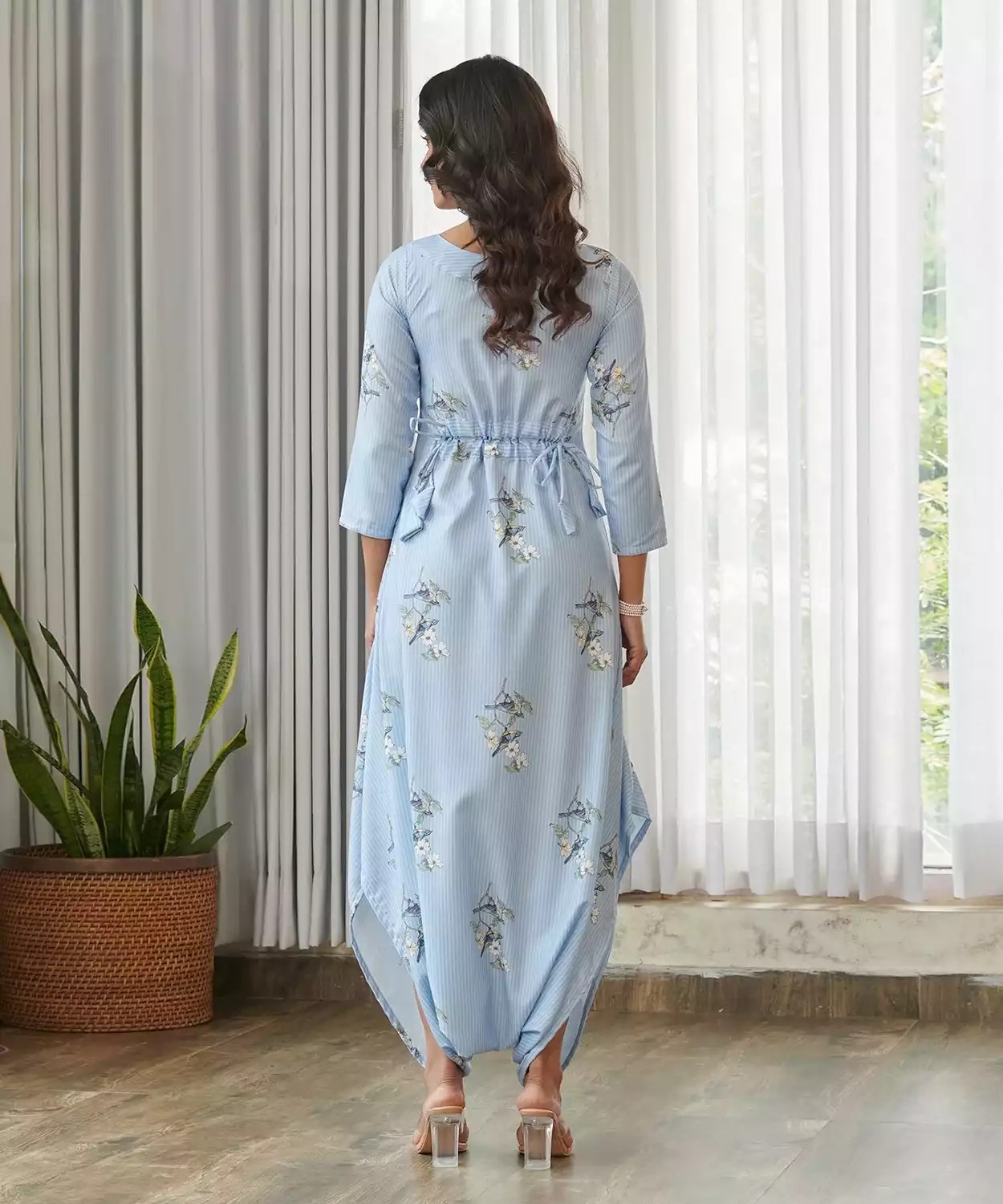 Jal Blue Dhoti Jumpsuit