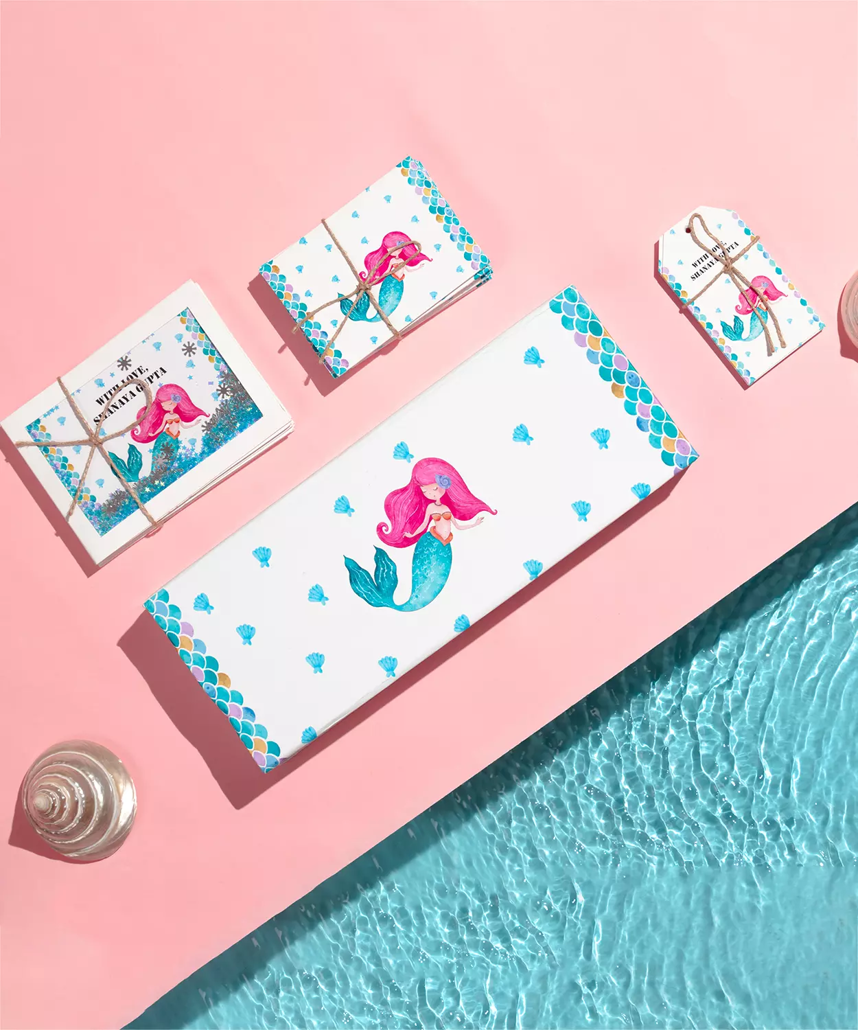 Mermaid Kisses Gift Tag