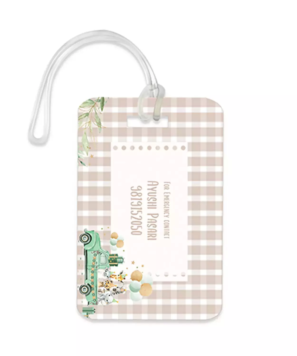 Safari Fun Luggage Tag