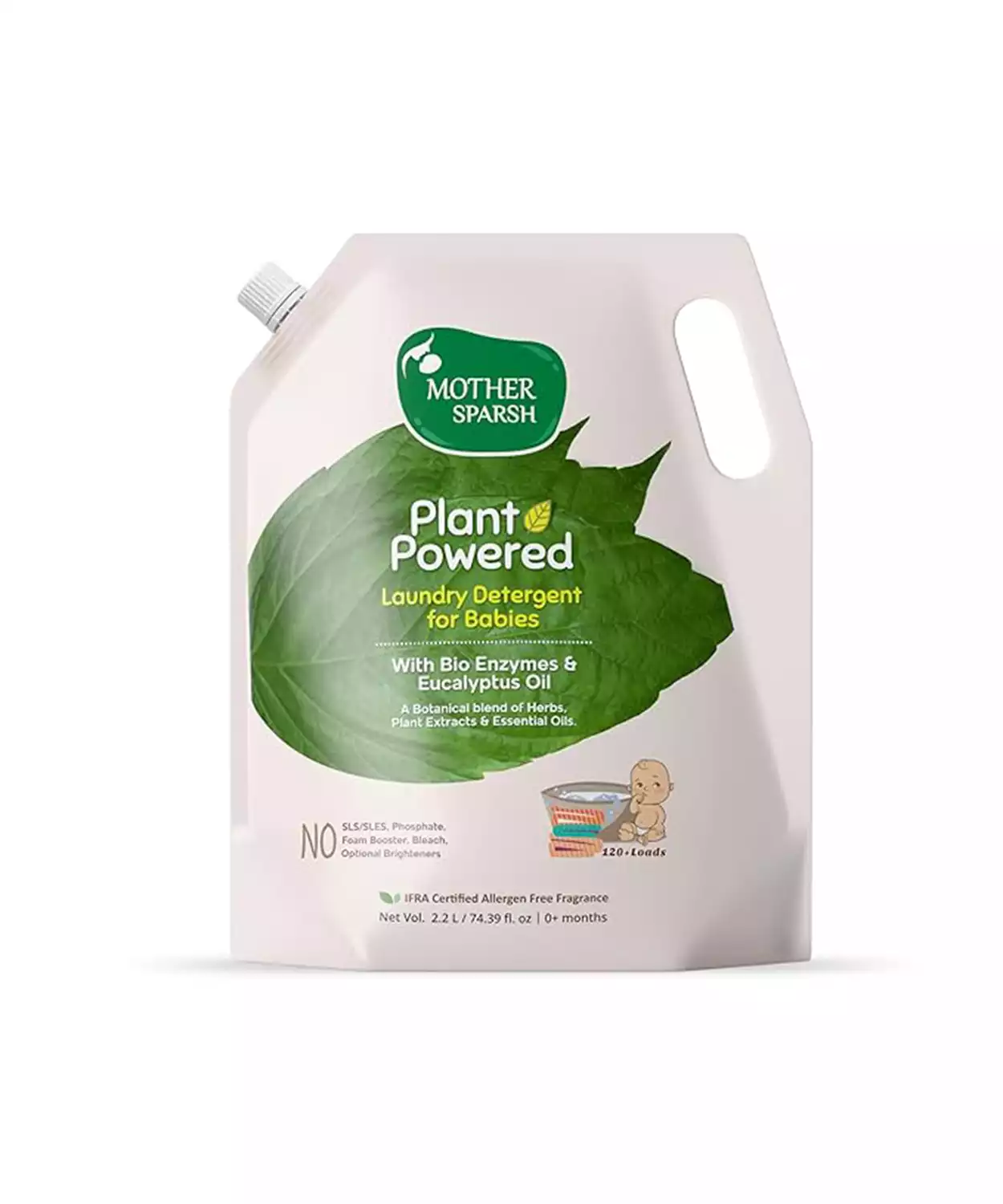 Plant Powered Baby Laundry Liquid Detergent- (2.2 litres)