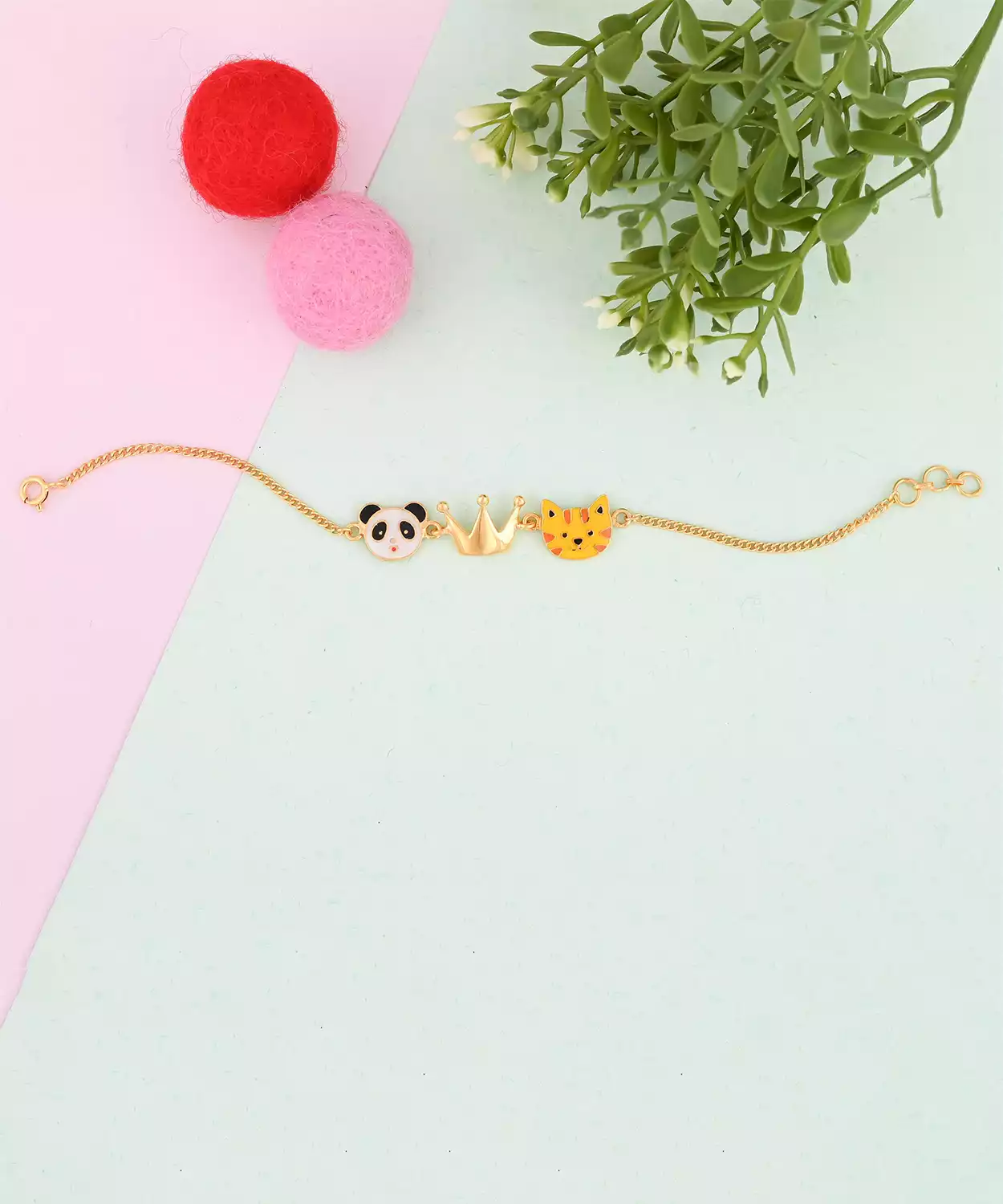 Panda Crown Tiger Bracelet