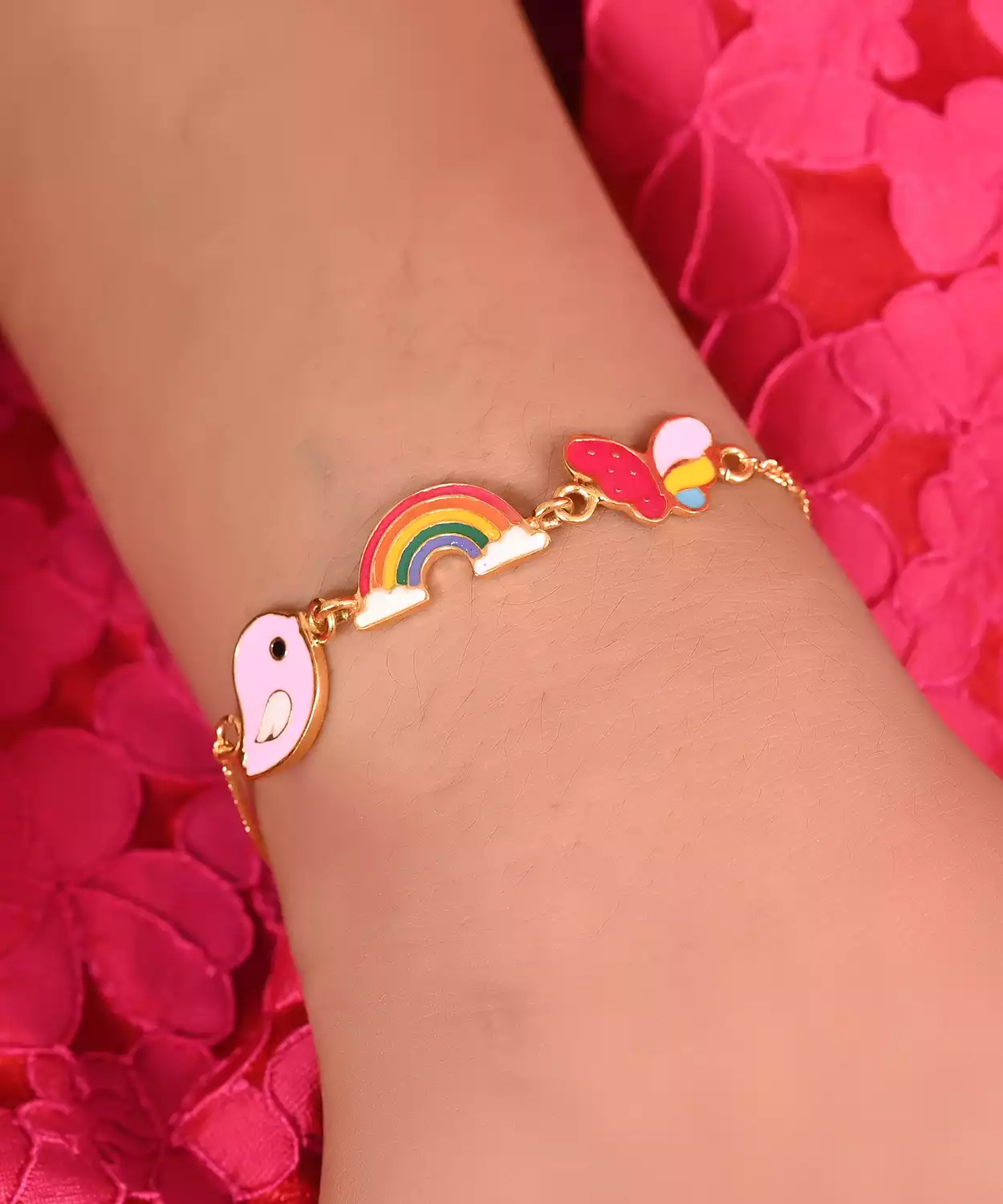 Bird Rainbow Butterfly Bracelet
