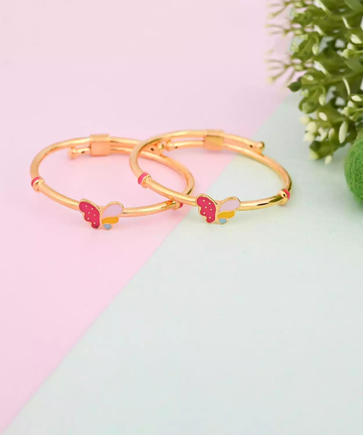 Colourful Butterfly Bangles