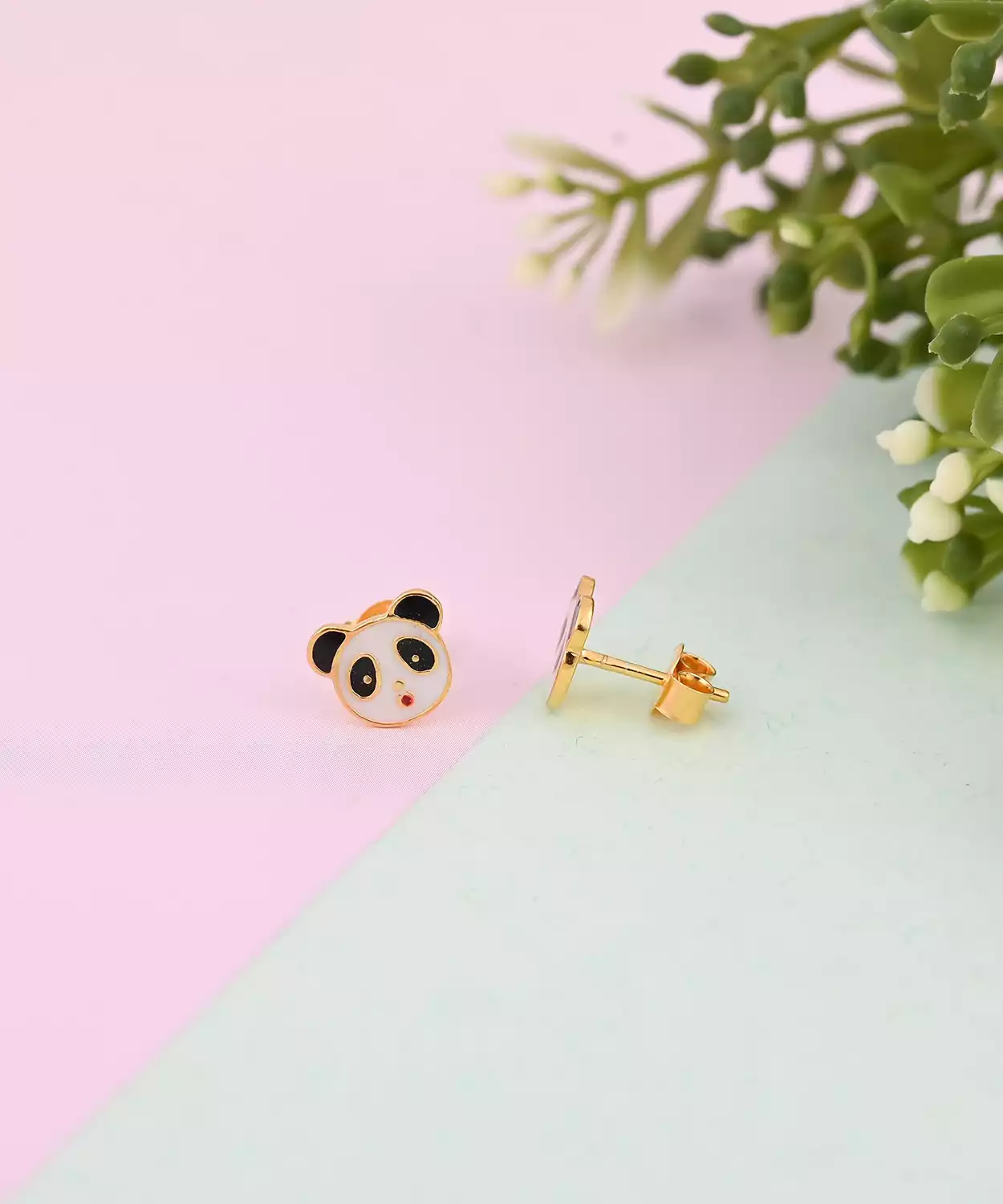 Panda Earrings