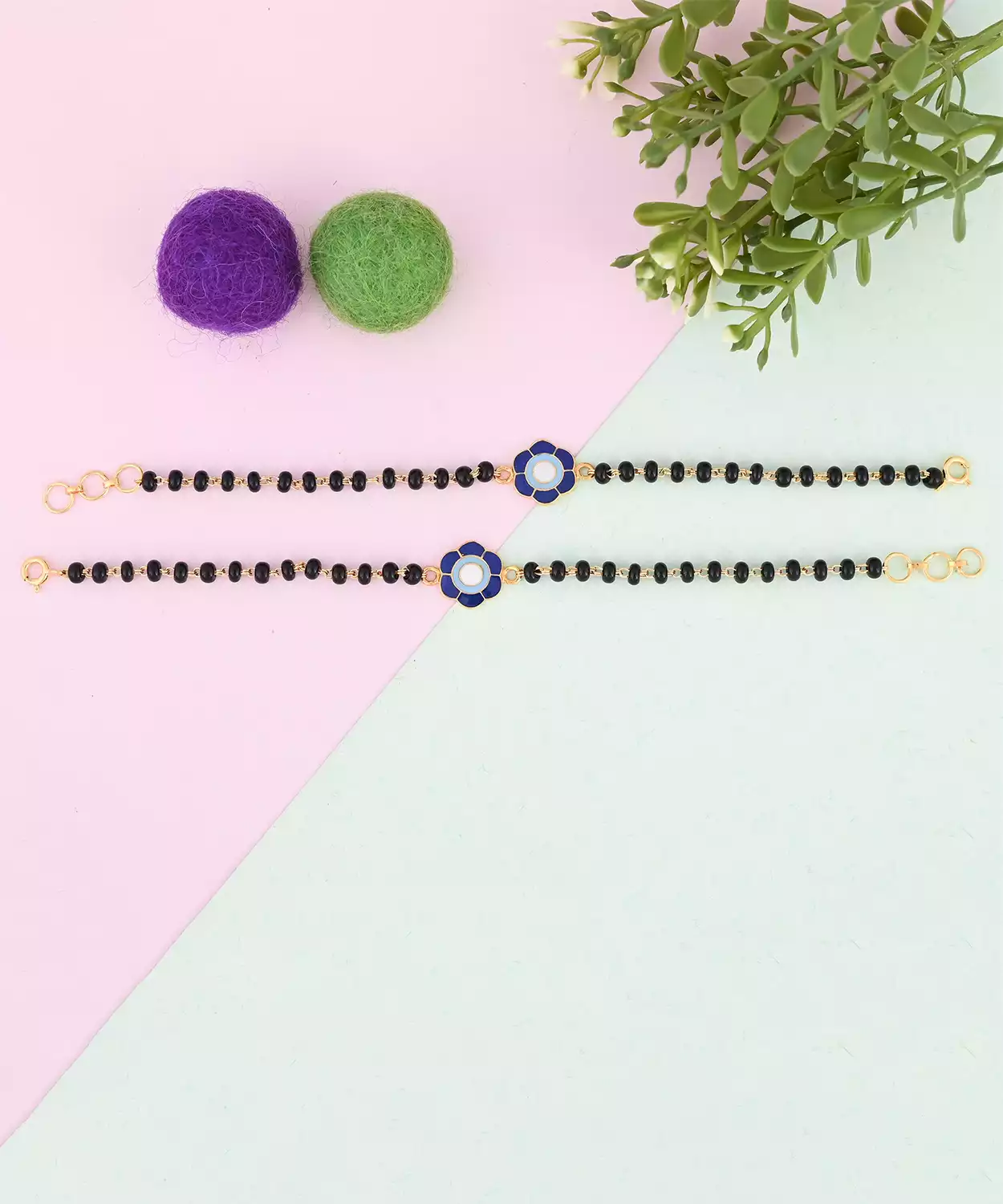 Evil Eye Flower Nazariya Pair 