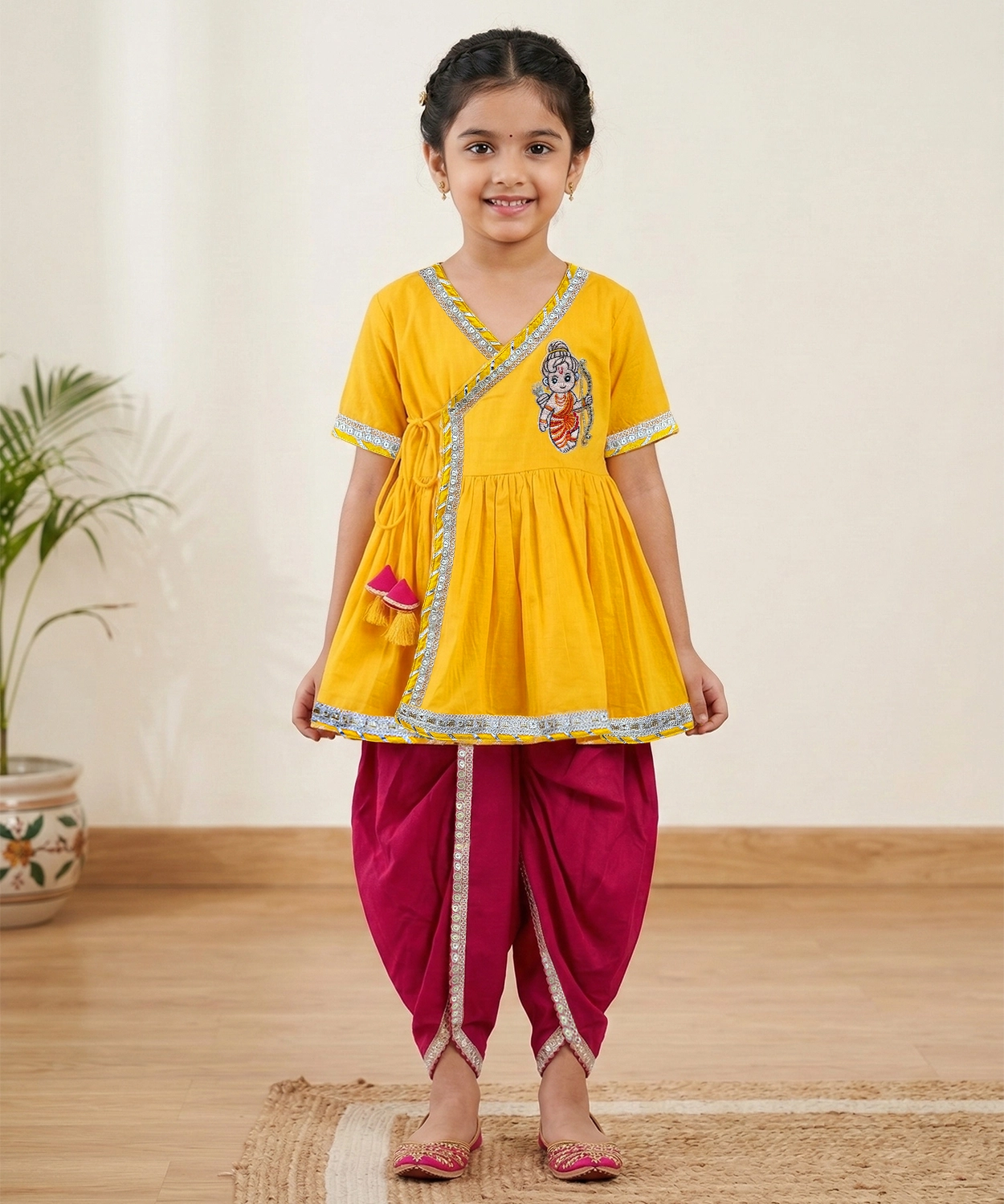 Angrakha with dhoti set