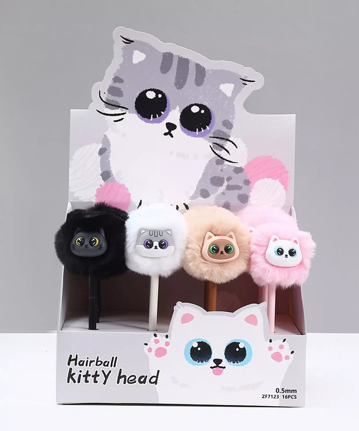 Kitty Pom Pom Pen
